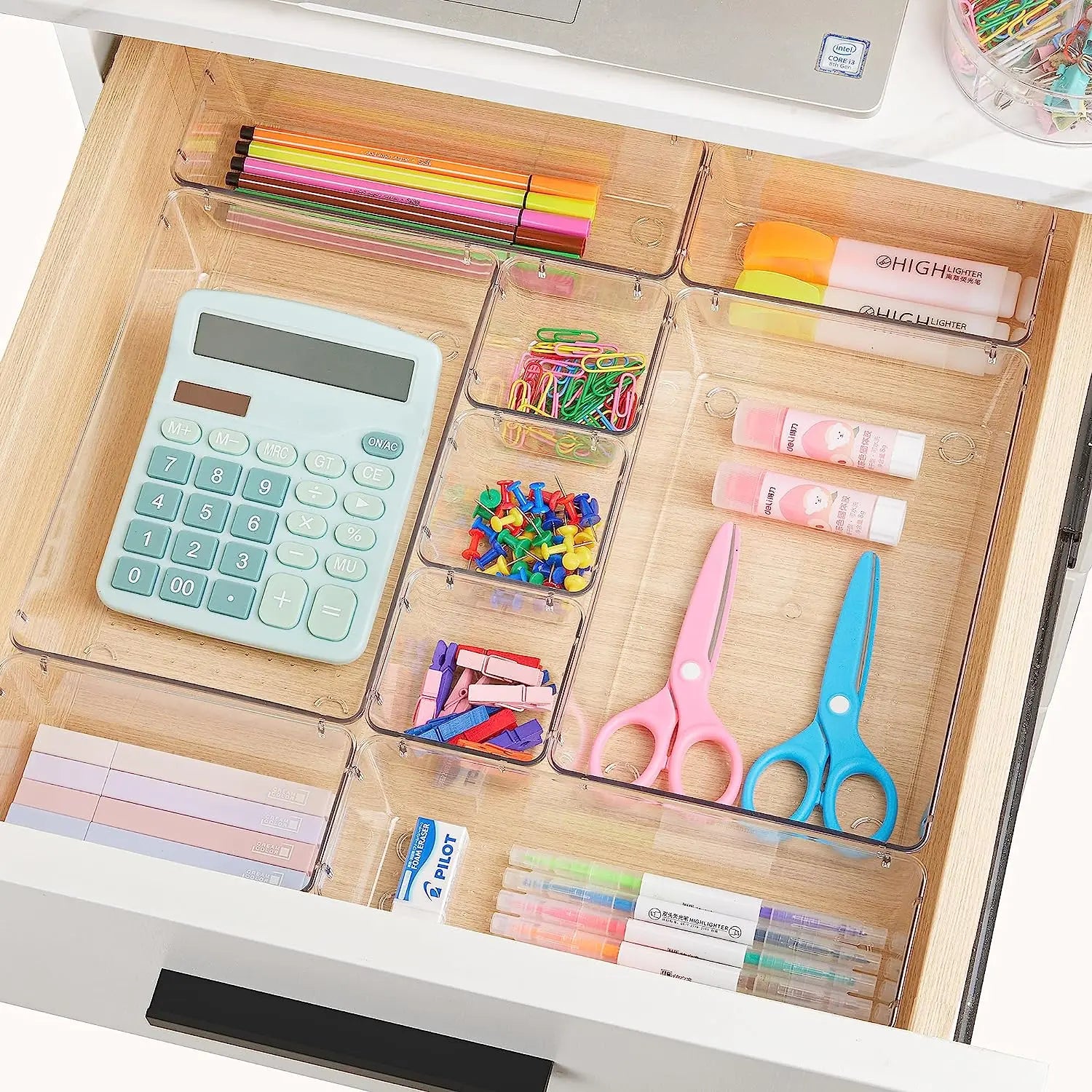 Whitesnow Makeup Make up Kitchen Drawer Organizer Storage