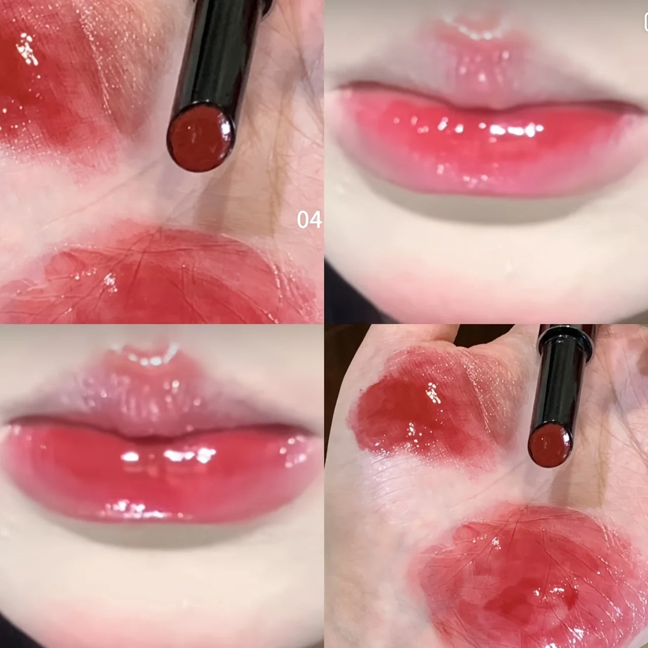 Herorange Mirror Lipstick, Super Pigmented, Non-Sticky, Non-Smudging, Easy to Apply, Long-Lasting, Not Easy to Fade, Moisturizing and Hydrating, Glossy Lipstick, Christmas Gift