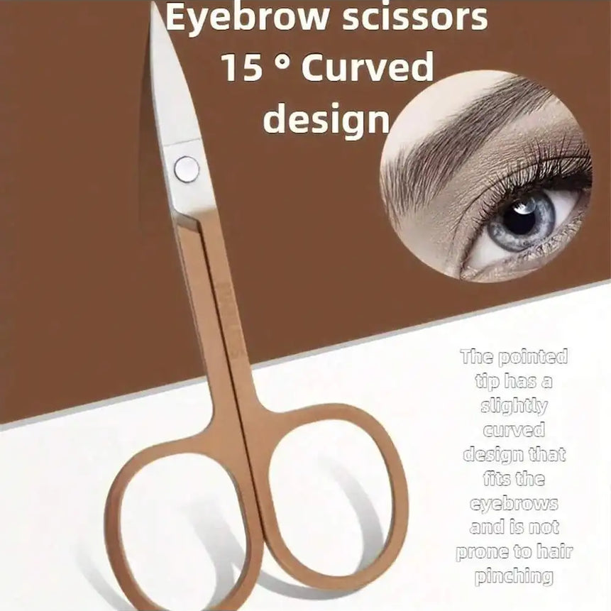 5pcs Stainless Steel Nail Cutter and Pedicure Scissors Set - Portable Manicure and Pedicure Tool Nail Clipper Set