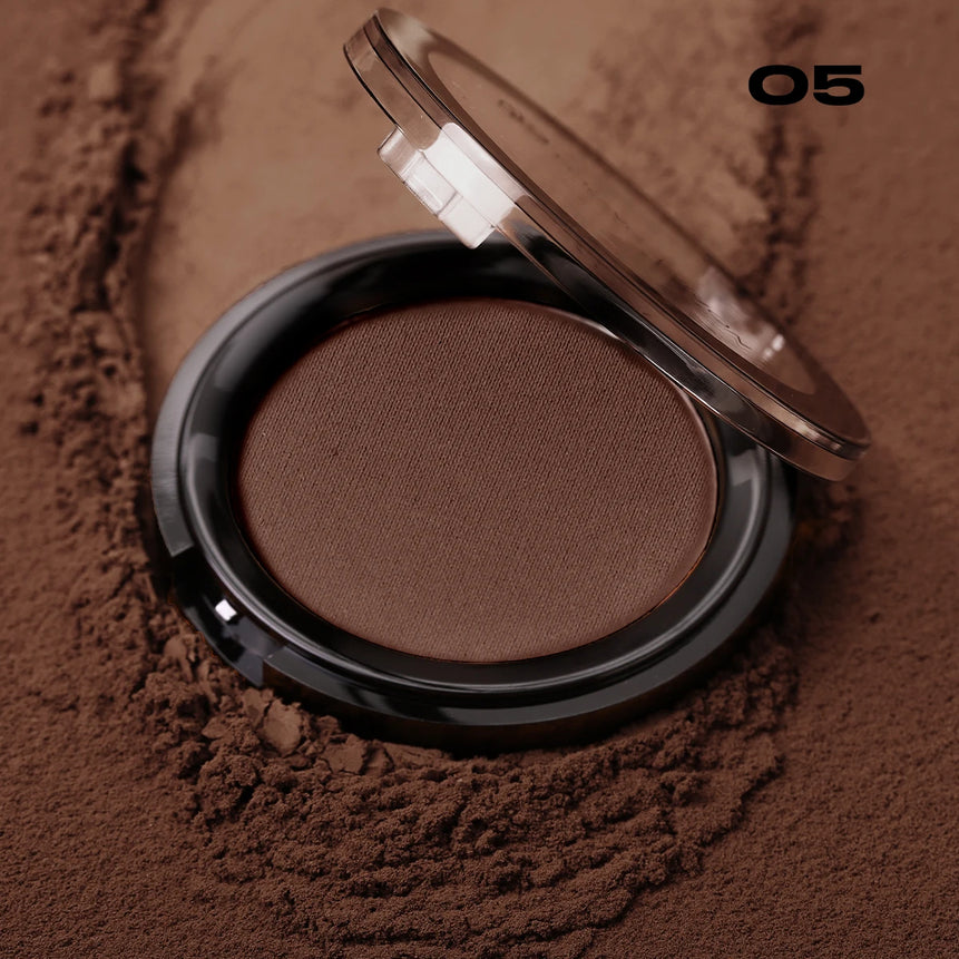 Professional Matte Contour Powder Palette - Long-Lasting Bronzer & Highlighter Makeup Kit for 3D Face Shaping,