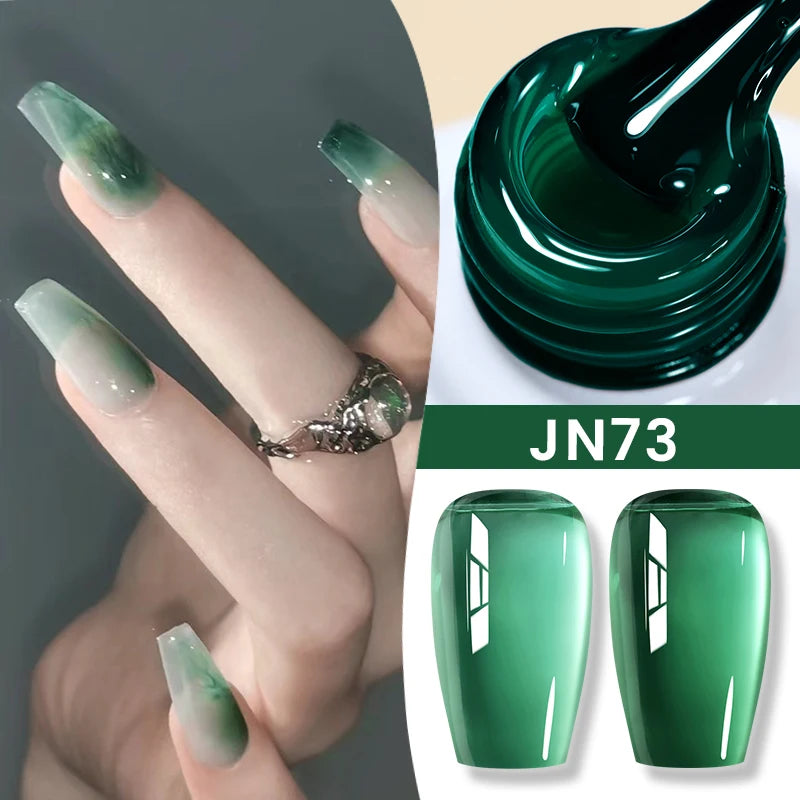 BORN PRETTY Metal 10ml Watercolor Nail Polish Air Dry Marble Nail Polish Gradient Ink for Painting Manicure DIY at Home