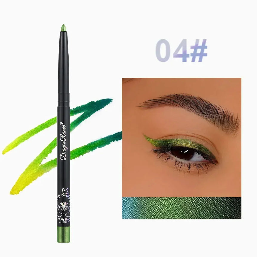 Diamond Shiny Eyeliner Pencil Waterproof Chameleon Eyeliner Gel Metallic Eyeshadow Liner Pearl Gloss Color Aurora Eyes Make up