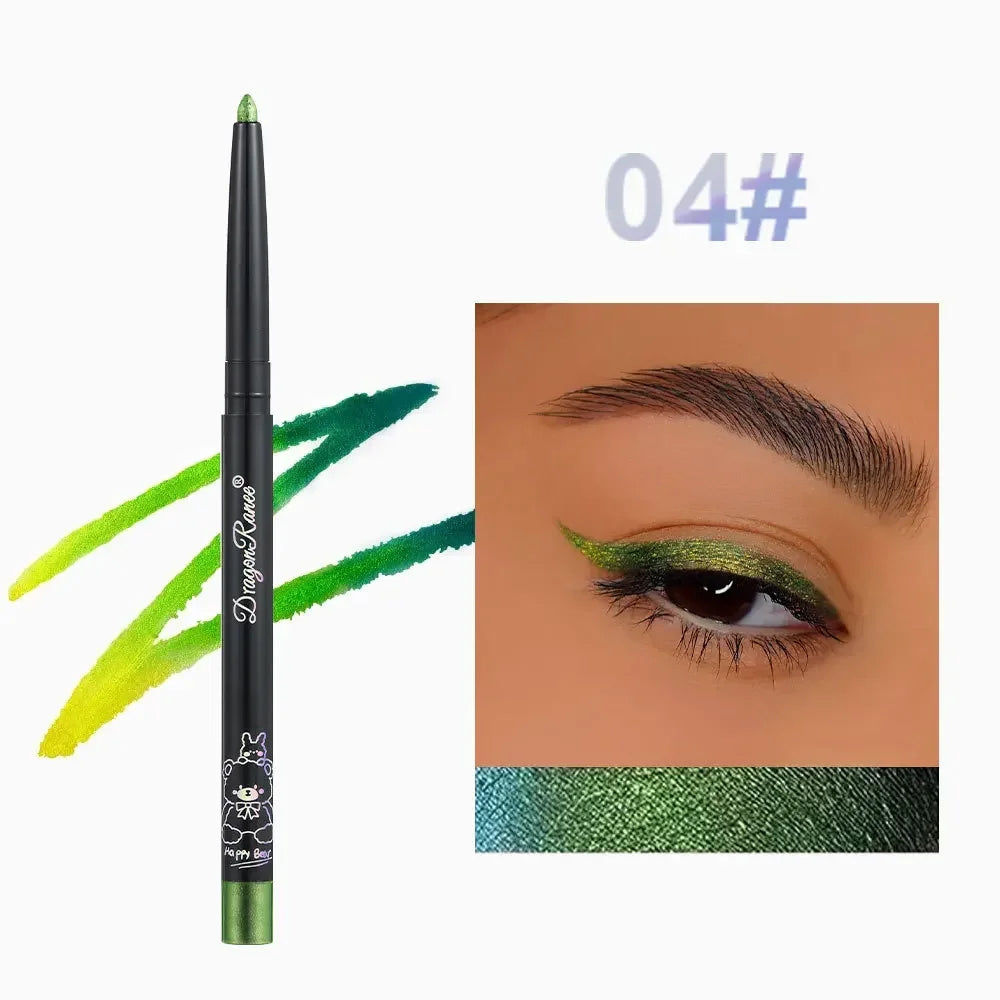 Diamond Shiny Eyeliner Pencil Waterproof Chameleon Eyeliner Gel Metallic Eyeshadow Liner Pearl Gloss Color Aurora Eyes Make up