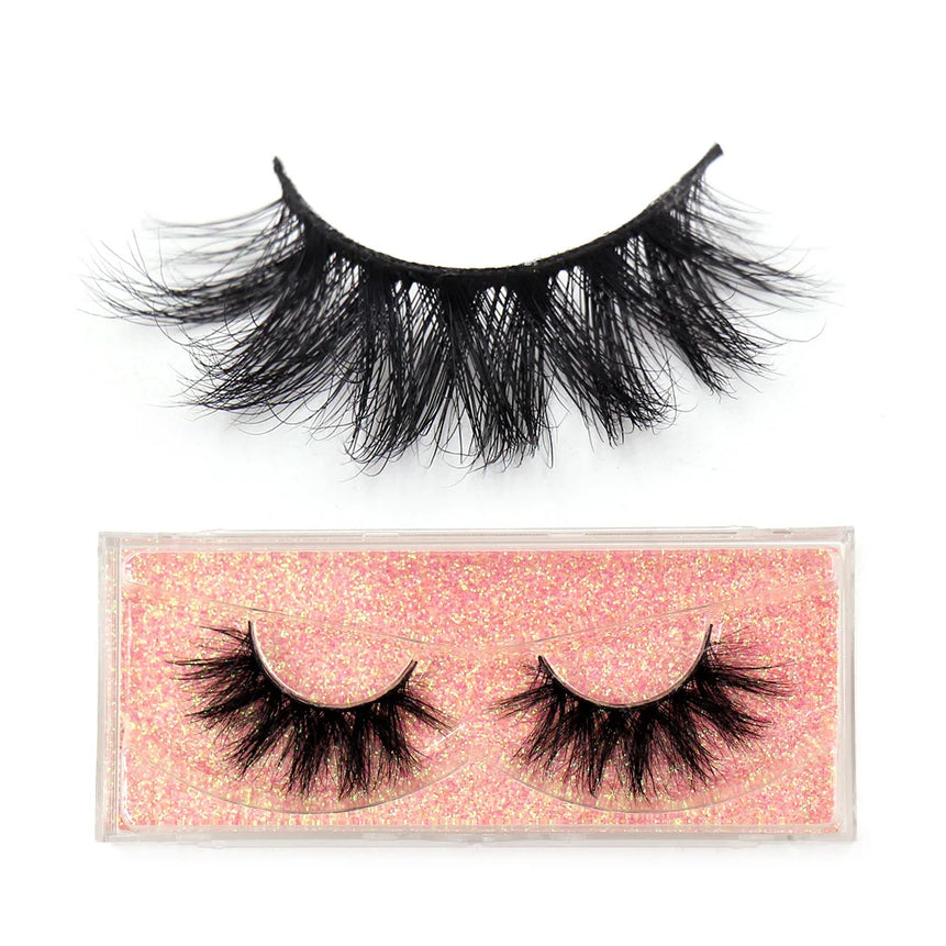 LEHUAMAO 3D Mink Lashes Makeup Eyelashes Fluffy Natural long fake lashes Full stripe reusable False Eyelash Extension 1 Pair