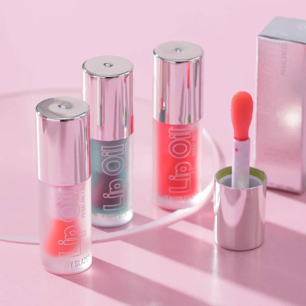 Beauty Glazed Temperature Color Changing Lipgloss Moisturizer Long-lasting Liquid Lipstick Lip Plumper Gloss Makeup For Women
