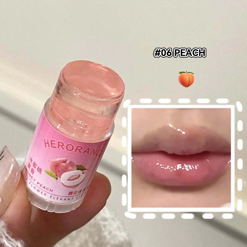 Herorange Lip Balm: Elegant and Moisturizing, Deeply Hydrating, Prevents Chapped Lips, a Must-Have for Autumn and Winter, Improves Lip Lines, Tinted Version, Naturally Enhances Makeup, Perfect for Daily Use and Commuting.