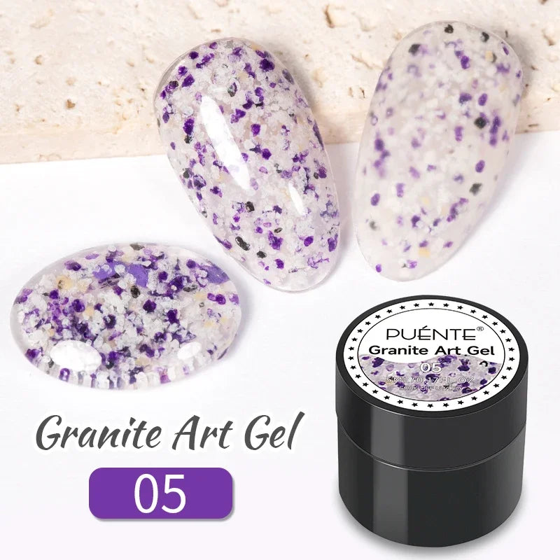 PUENTE Sparkle Platinum Gel Nail Polish 5ML Shiny Gold Silver Glitter Painting Gel Drawing Semi Permanent Varnish For Manicure