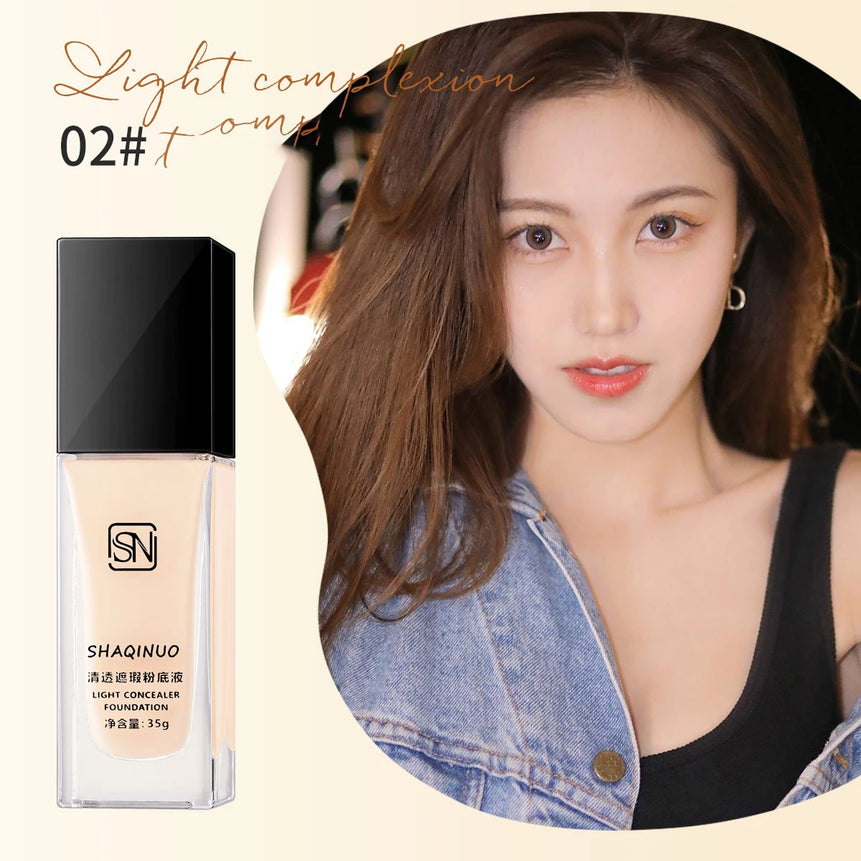 SHQINUO3 color foundation concealer cream waterproof non-removal makeup foundation stick moisturizing foundation cream