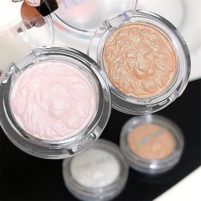 3 Color Face Highlighter Palette Llluminator Palette Natural Waterproof Glitter Shimmer Powder Highlight Makeup High Gloss Cream
