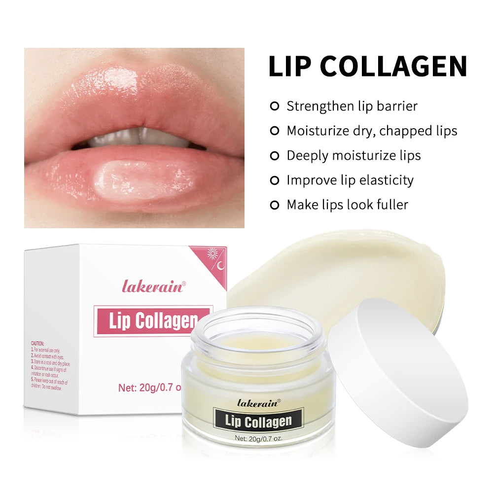 Moisturizing&Hydrating Lip Collagen Repairs Dry Strengthens Lip Barrier Prevent Lip Tears Or Oremature Wrinkles Soft Lips Mask