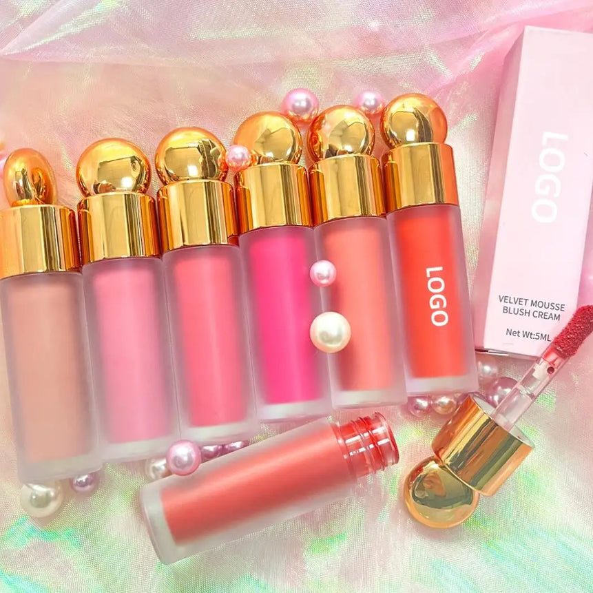 Face Liquid Blusher Makeup Long-lasting Matte Make Up Natural Cheek Contour Blush Cosmetics