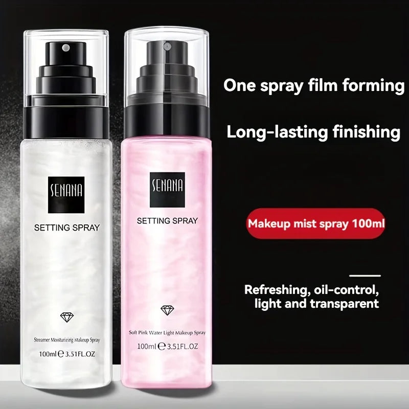 Galaxy Quicksand Makeup Setting Spray, Oil Control Moisturizing Long Lasting For 18h Toner Set Makeup,Matte & Dewy Finish