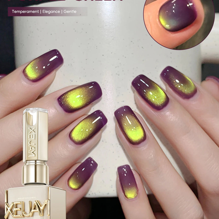 15ml Universal Silver Cat Eye Gel Polish. Glittery, Magnetic. Needs UV/LED Lamp. For Home & Salon DIY