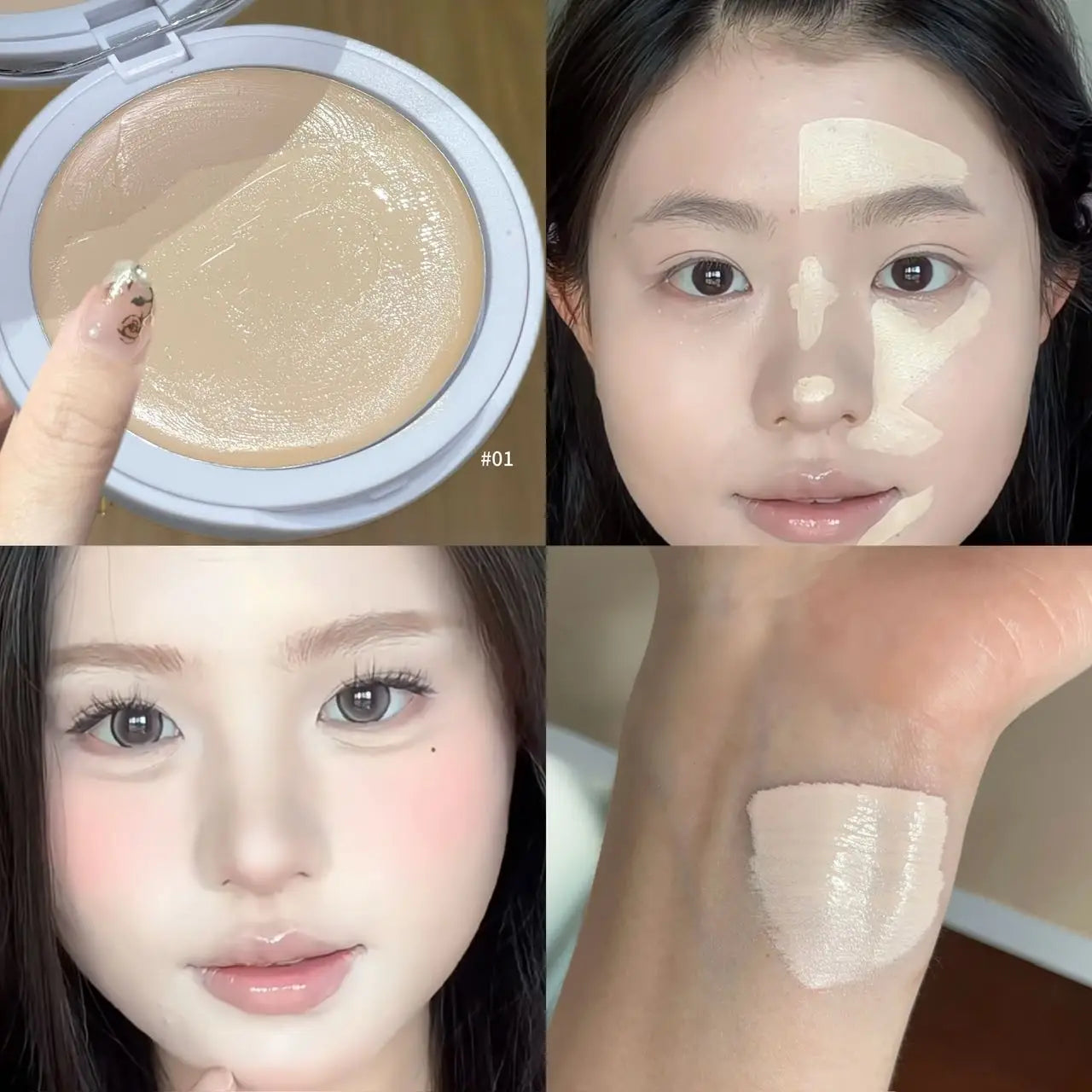 Faiccia Bang Bang Cicada Wing Highlighter Cream, a Touch of Plumping and Brightening, Natural Skin-Friendly, Creates a Plump and Radiant Complexion, Women's Cosmetics, Valentine's Day Gift, Christmas Gift