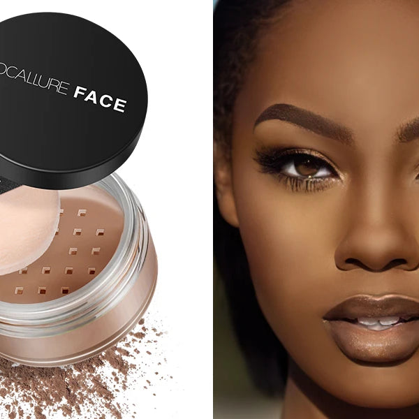 Focallure Face Loose Powder 3 Colors Ultra-Light Perfect Finishing Makeup Powder Waterproof Translucent Setting Powder Cosmetic