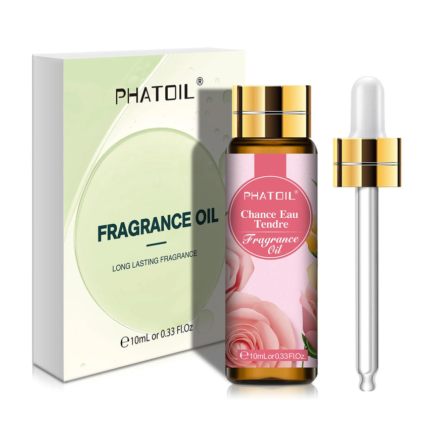PHATOIL 10ml Coconut & Vanilla Fragrance Oil For Diffuser Aromatherapy White Musk Bubble Gum Baby Powder Fragrance Aroma Oils