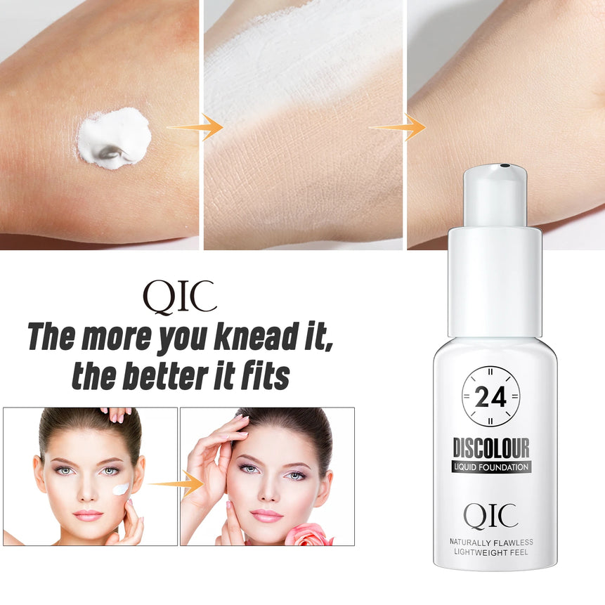 Magic Color-Changing Liquid Foundation | Soft Matte Finish, Long-Lasting, Hydrating Makeup Base, Smooth Full Coverage for All Skin Tones