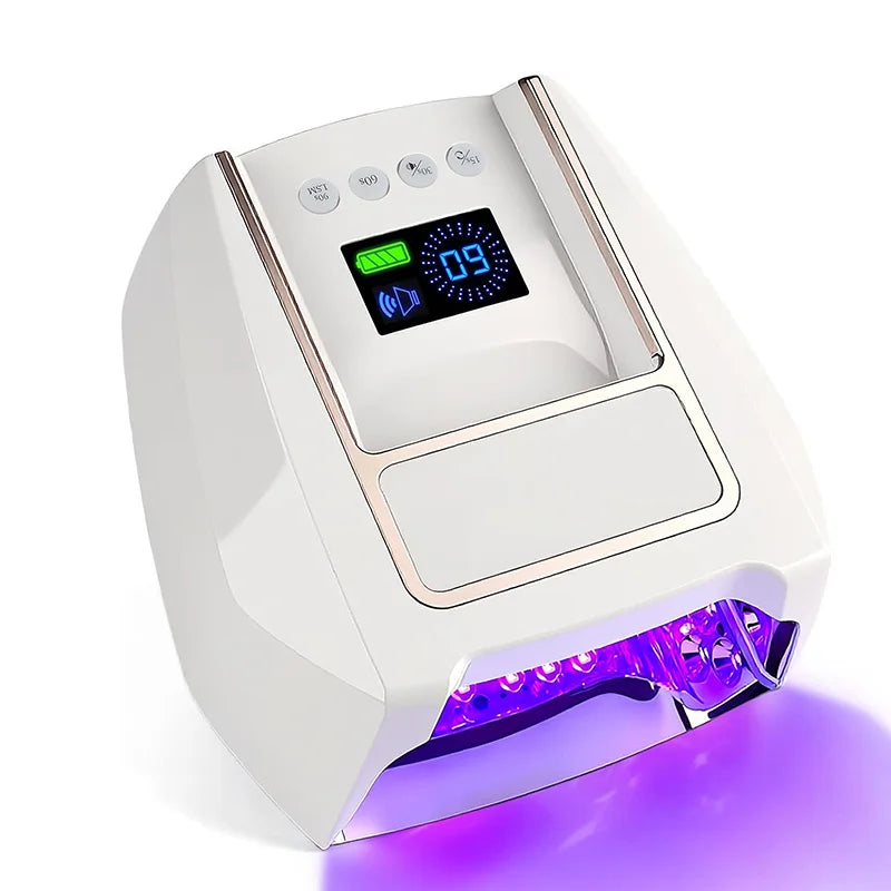2026 New 126W/72W Rechargeable Nail Lamp Wireless Gel Polish Dryer Pedicure Machine Cordless Nail Art Lamp