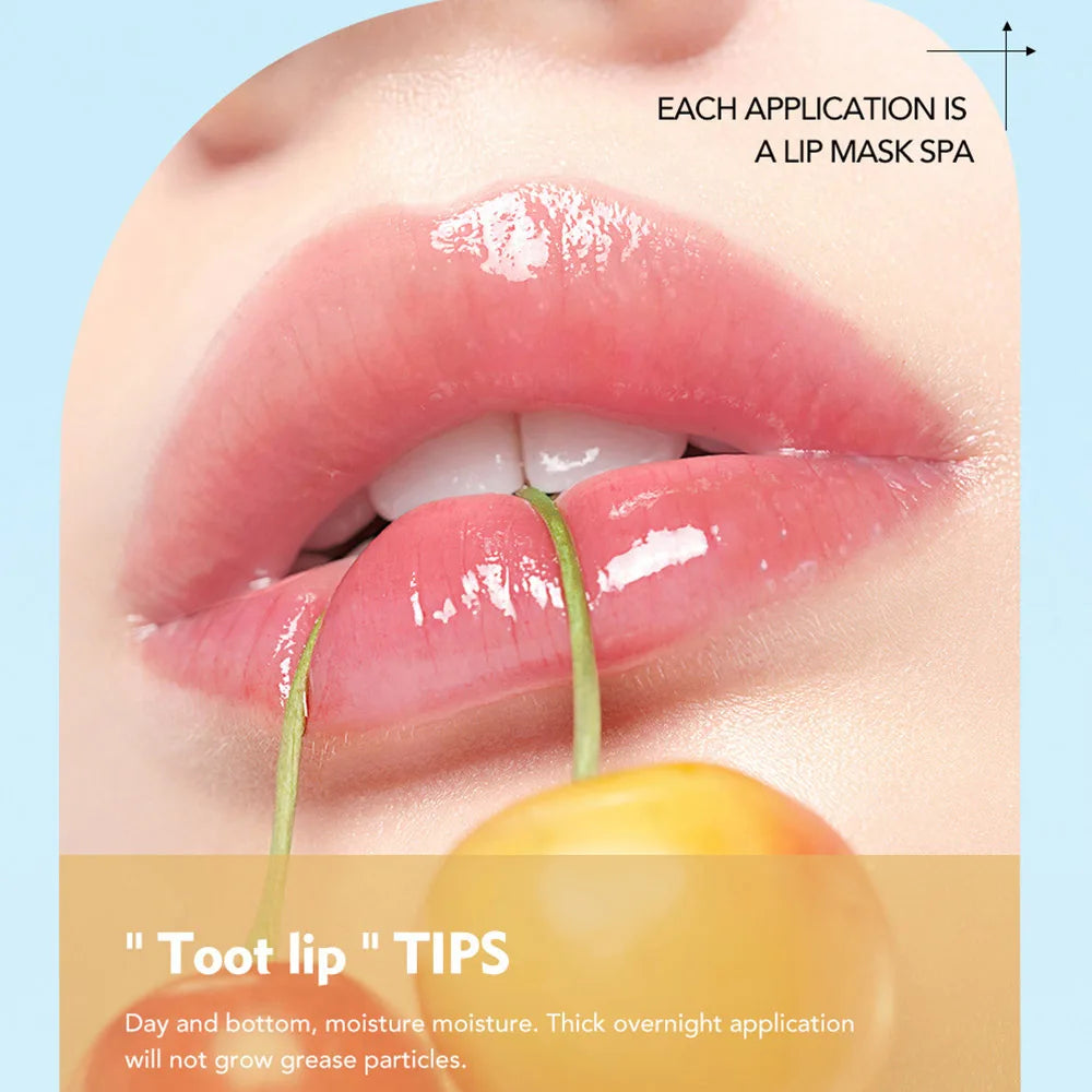 4/6/8pcs Fruit Series Lip Balm Set Sleeping Lip Mask Moisturizing Hydrating Non-sticky Anti-Cracked Lip Balm Lips Care