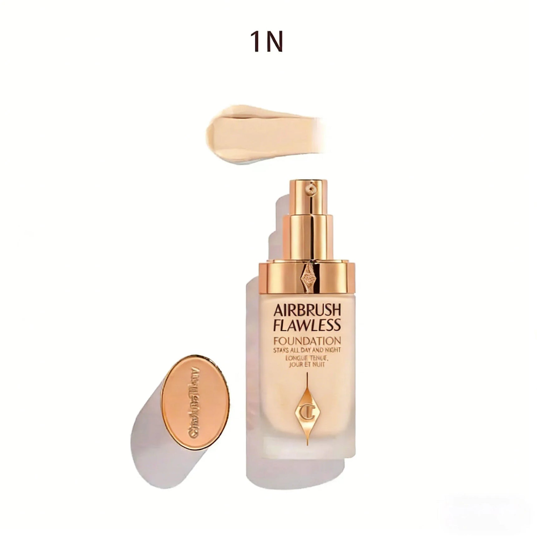 Charlotte Tilbury Liquid Foundation Super Grinding Bottle Oil Control Skin Beautifying Waterproof Sweat-proof Anti Rubbing Daily