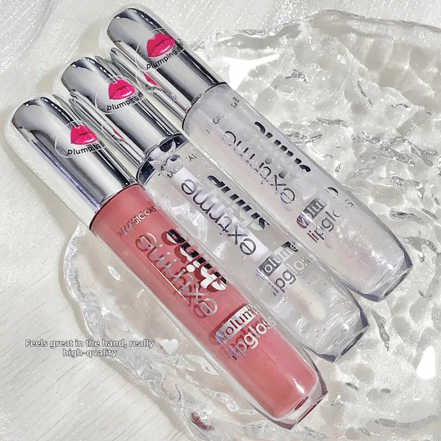 Fine Shimmer Lip Oil Gloss Long Lasting Hydrating Moisturizer Transparent Water Based Pearlescent Lip Glaze