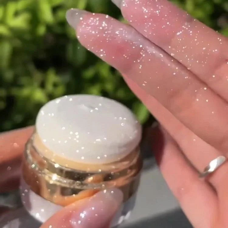 Shimmer Fairy Dust Highlighter Powder – Bridal Body Glow, Sparkling Collarbone & Face Illuminator