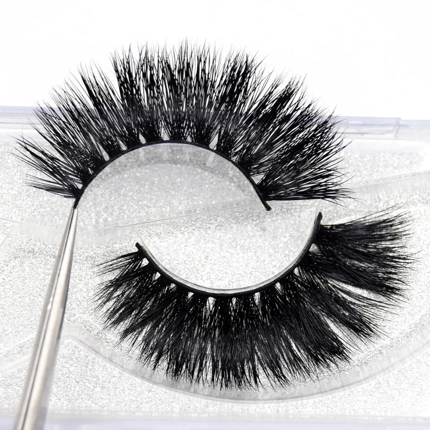 Visofree Eyelashes 3D Mink Lashes Soft Natural Handmade Cruelty Free Mink Eyelashes Lightweight  Full Strip Cilios Posticos D23