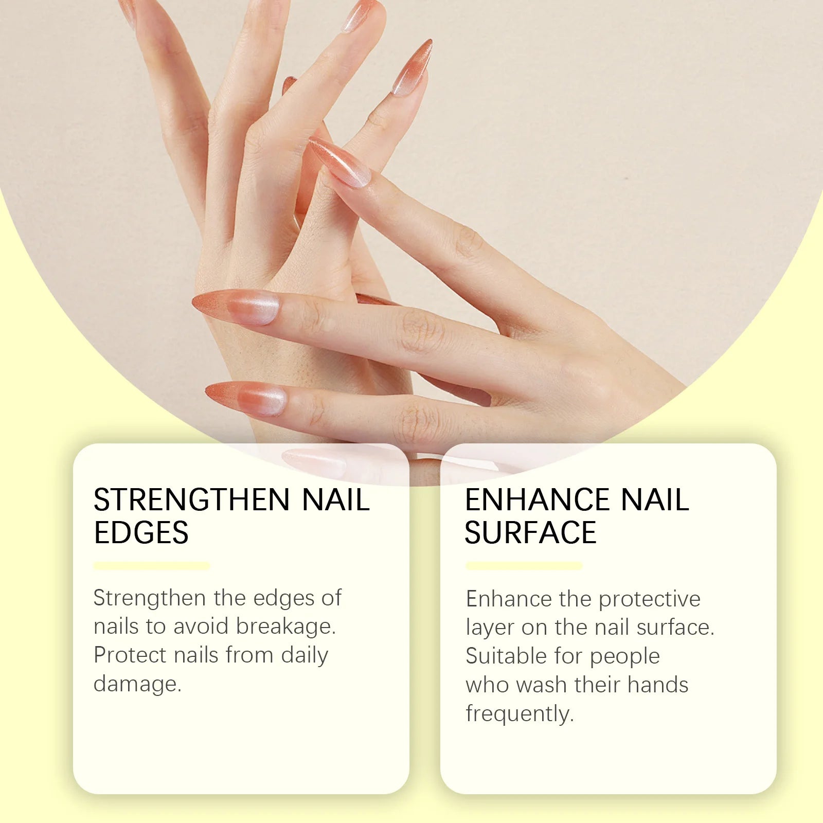Nail Repair Serum Pen Cuticle Care Treatment for Brittle Nails Growth Strengthener Daily Nail Moisturizer Portable Kit with File