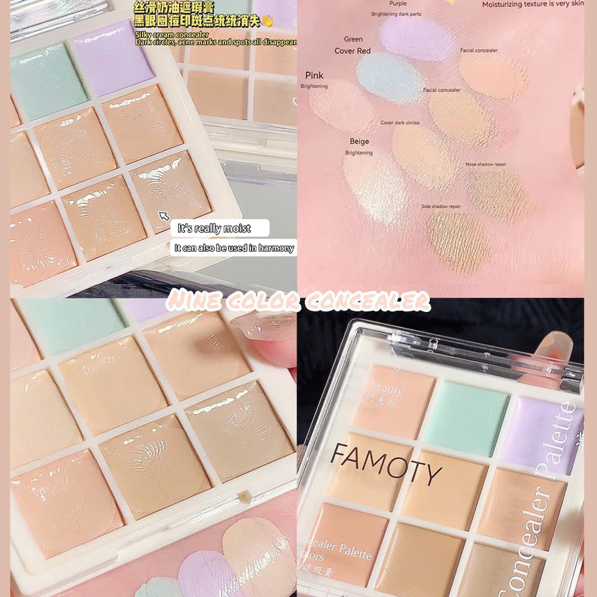 Concealer Palette Makeup Spotty Dark Eye Circles Tear Gap Brightening Last Cosmetics Full Coverage for Tattoos Make-up for women