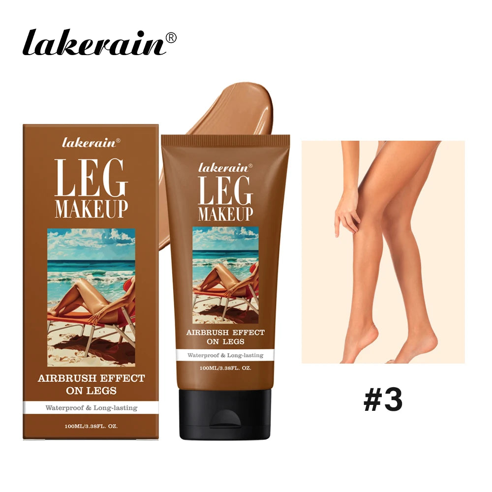 100ml Liquid Foundation | Long-Lasting, Waterproof, Anti-Transfer, Evens Skin Tone, Wheat Tan Brown Shade