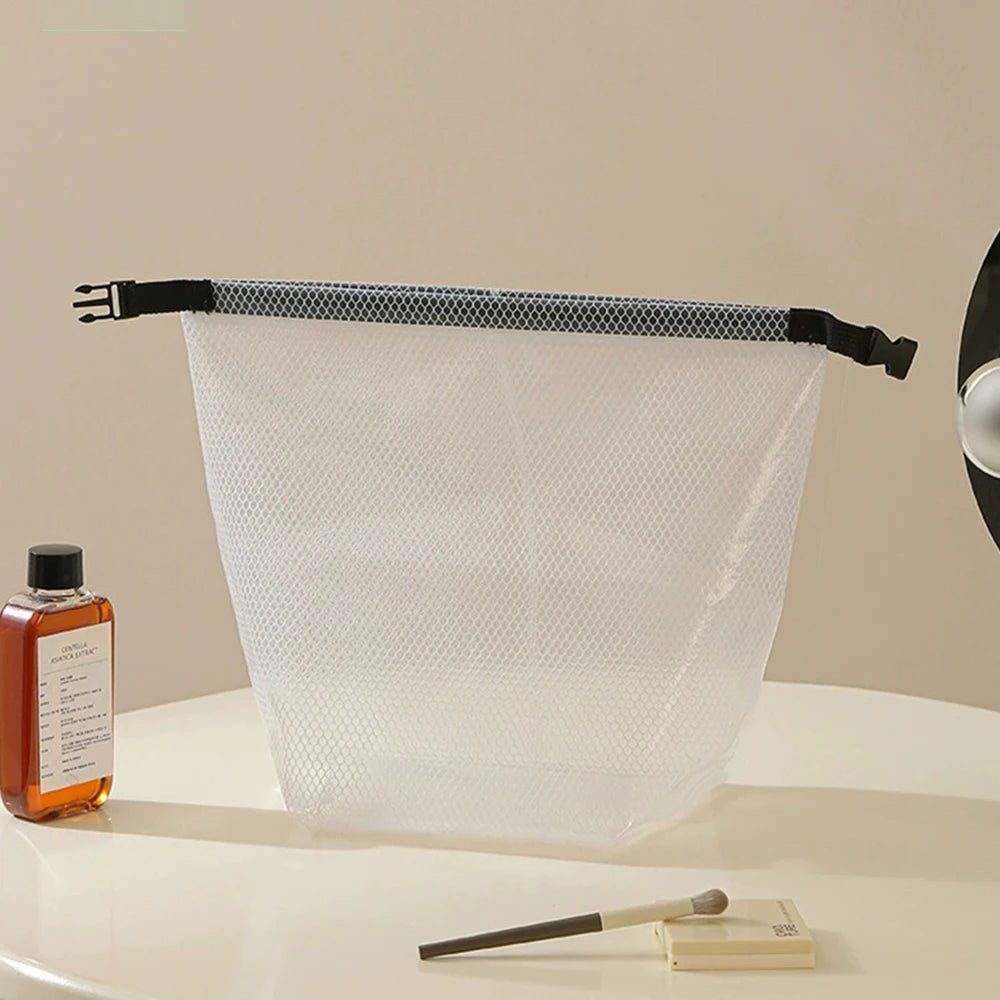 1PC/2PCS Travel Makeup Storage Bag - Large Capacity, Waterproof, Hand-Held, Suitable For Outdoor Swimming And Carrying.