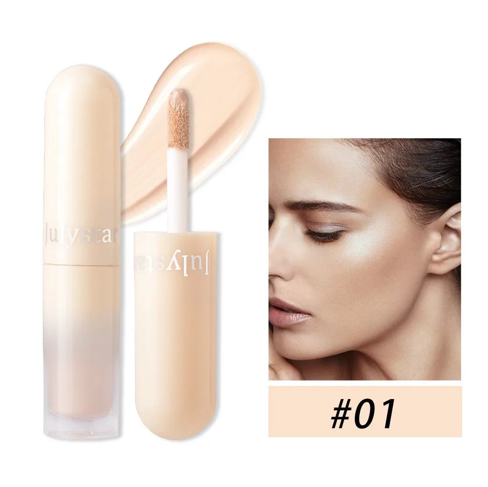 Waterproof Liquid Concealer Oil-control Lasting Cover Dark Circle Tattoo Acne Natural Full Coverage Lightweight Concealer Makeup