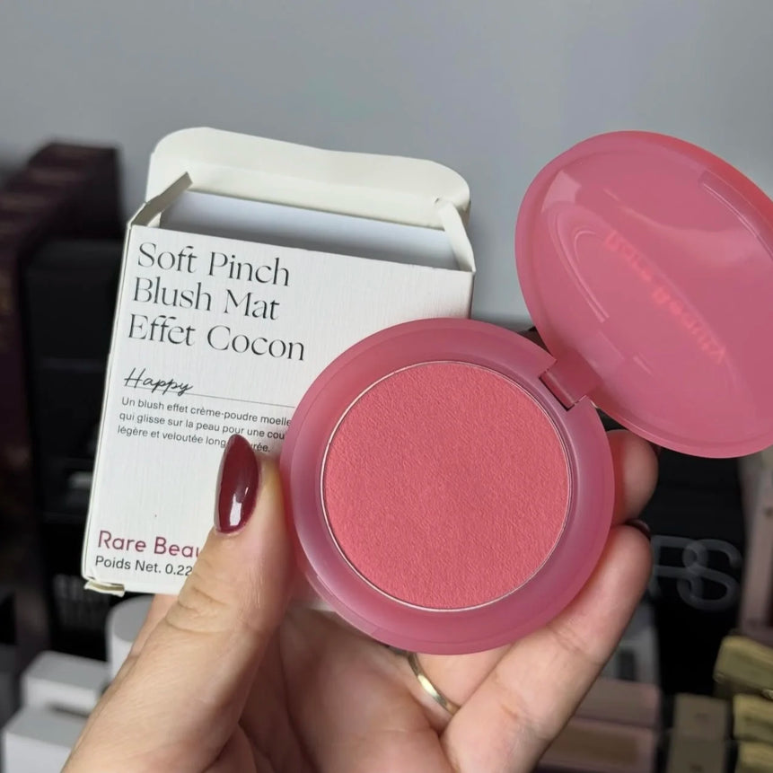 Original Rare Beauty Soft Pinch Matte Bouncy Blush Moisturizing Lasting HOPE HAPPY ALIVE GRATEFUL Monochrome Rouge Blush Plate
