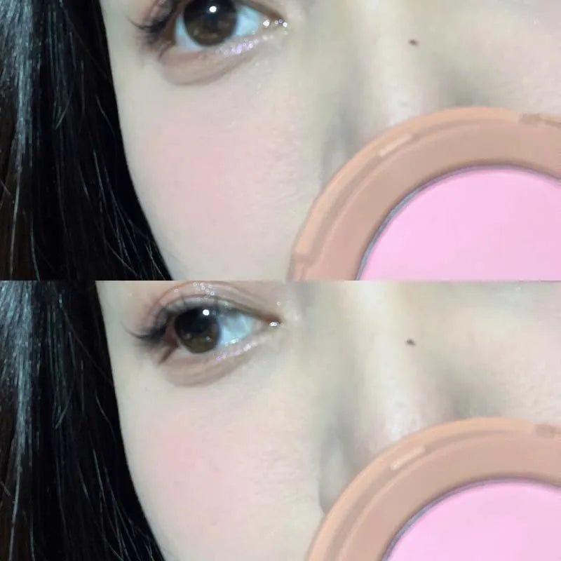 HERORANGE Monokrom Serbuk Blush Waterproof, Long-lasting, Peach-orange Soft Matte Natural Blush Rouge