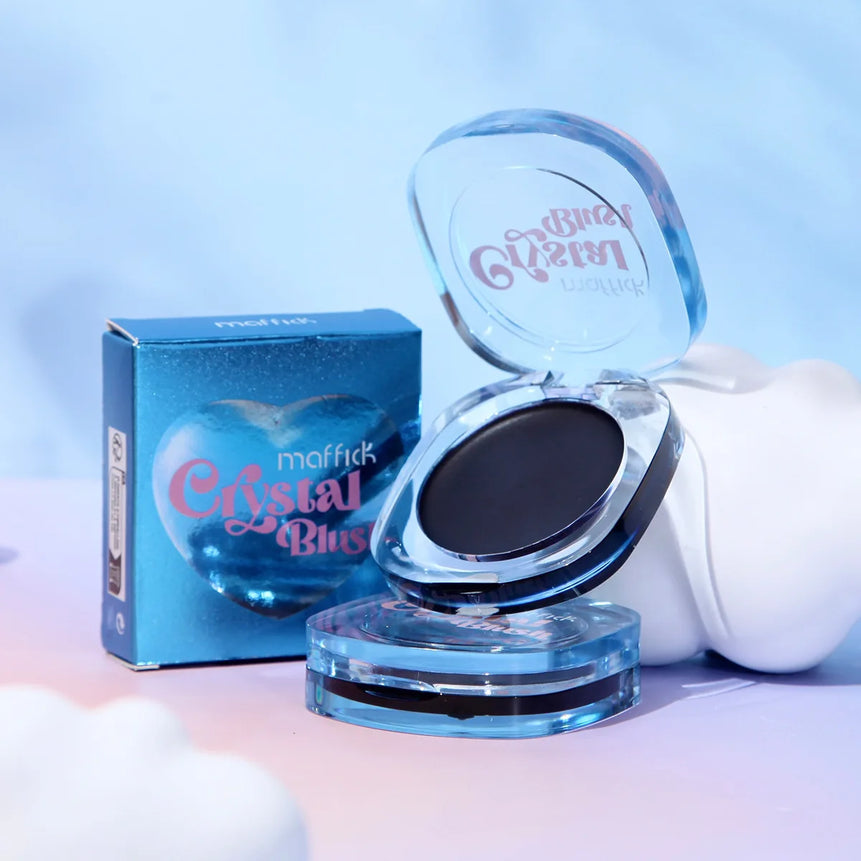 Temperature-Activated Blush - Crystal Clear to Color Shift, Natural Nude Glow & Gradient Effect, Long-Lasting & Waterproof Cream