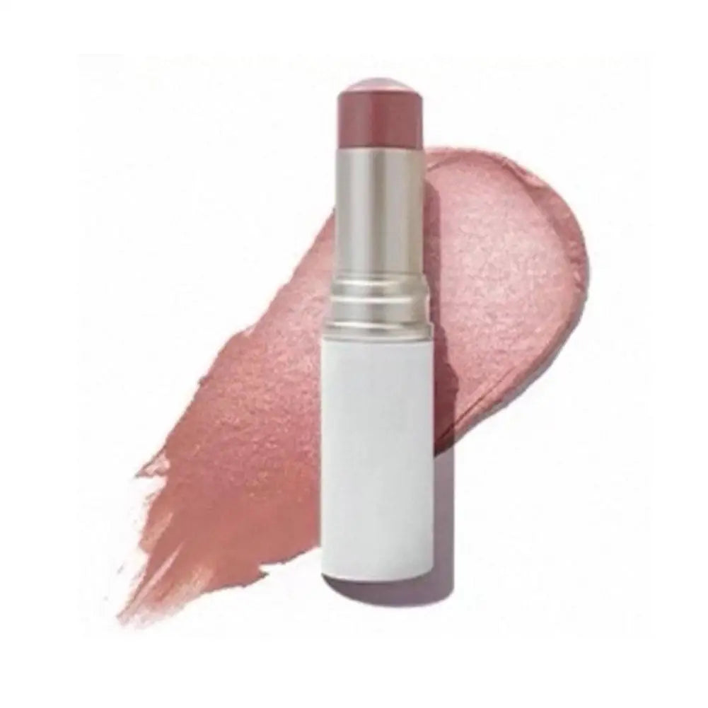 10g Cream Blush Stick Sheer Shimmer Highlighter Stick Long Lasting Waterproof Sweat Proof Portable Twist Up For Face Cheeks Eyes