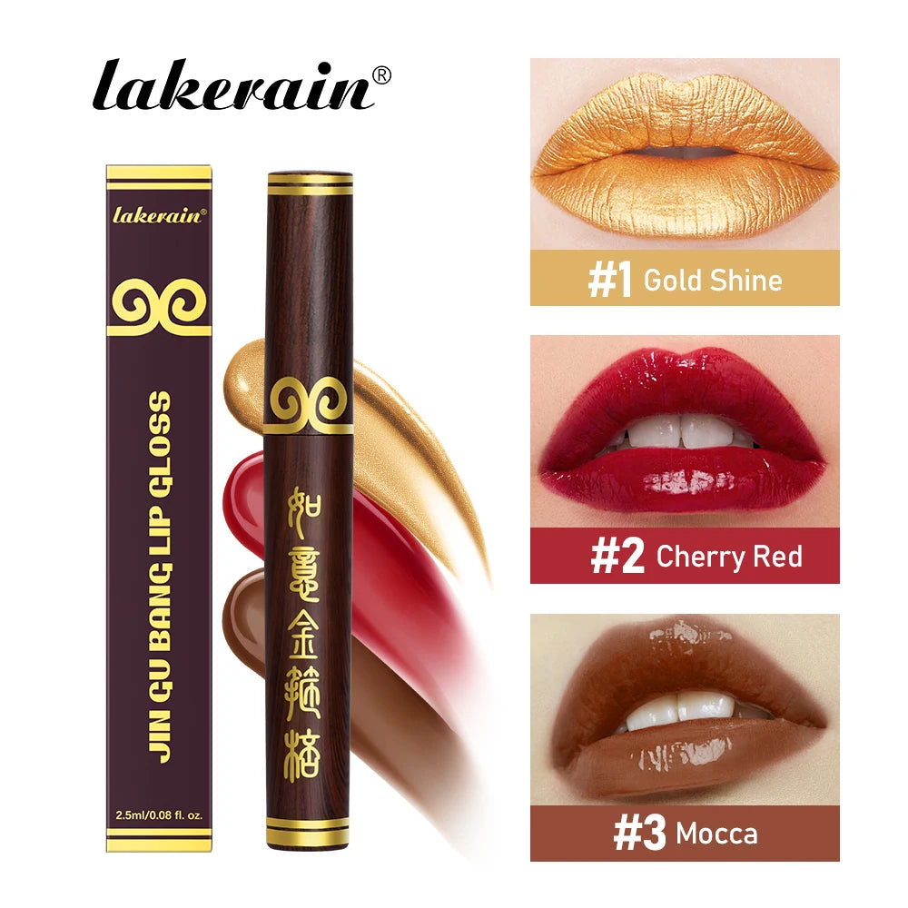 Lakerain Matte Velvet Lip Gloss Waterproof Liquid Lipstick Nude Lips Tint Mud Non-sticky Long Lasting High Shine Lip Glosses