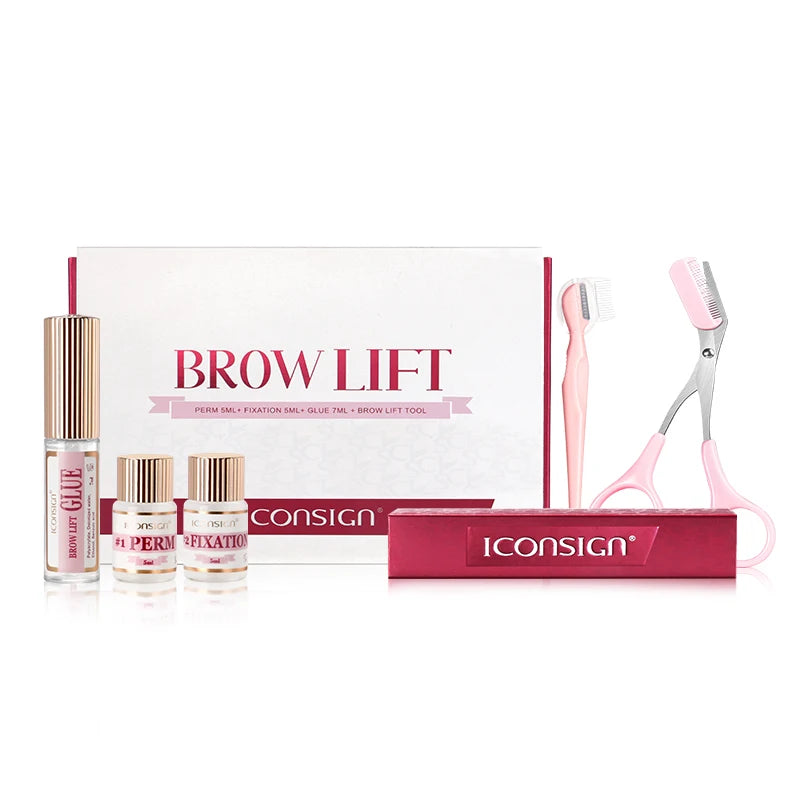 DIY Brow Perm Eyebrow Lamination 45-60 Days ICONSIGN Professional  Brow Perming Set Beauty Makeup Tools Home Use