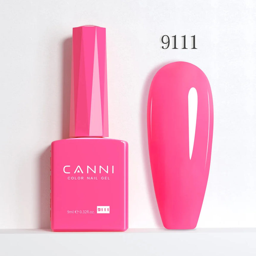 9ml CANNI HEMA/TPO FREE Nude Pink Color Nail Gel Polish Full Coverage Semi Permanent Long Wear Top Coat Venalisa Gel Varnish