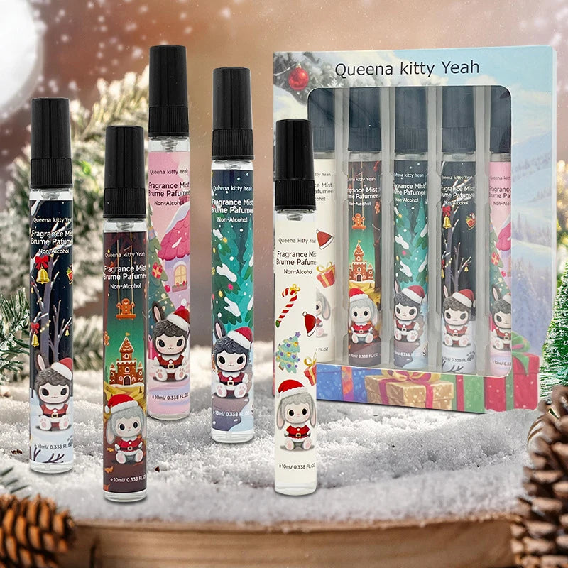 Alcohol-free Christmas Perfume Gift Box Vanilla Floral Fruity Lasting Fragrance Fresh New Type Send Friends Gift Perfume Spray
