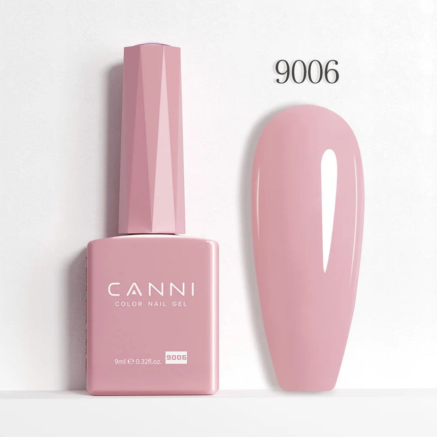 9ml CANNI HEMA/TPO FREE Nude Pink Color Nail Gel Polish Full Coverage Semi Permanent Long Wear Top Coat Venalisa Gel Varnish
