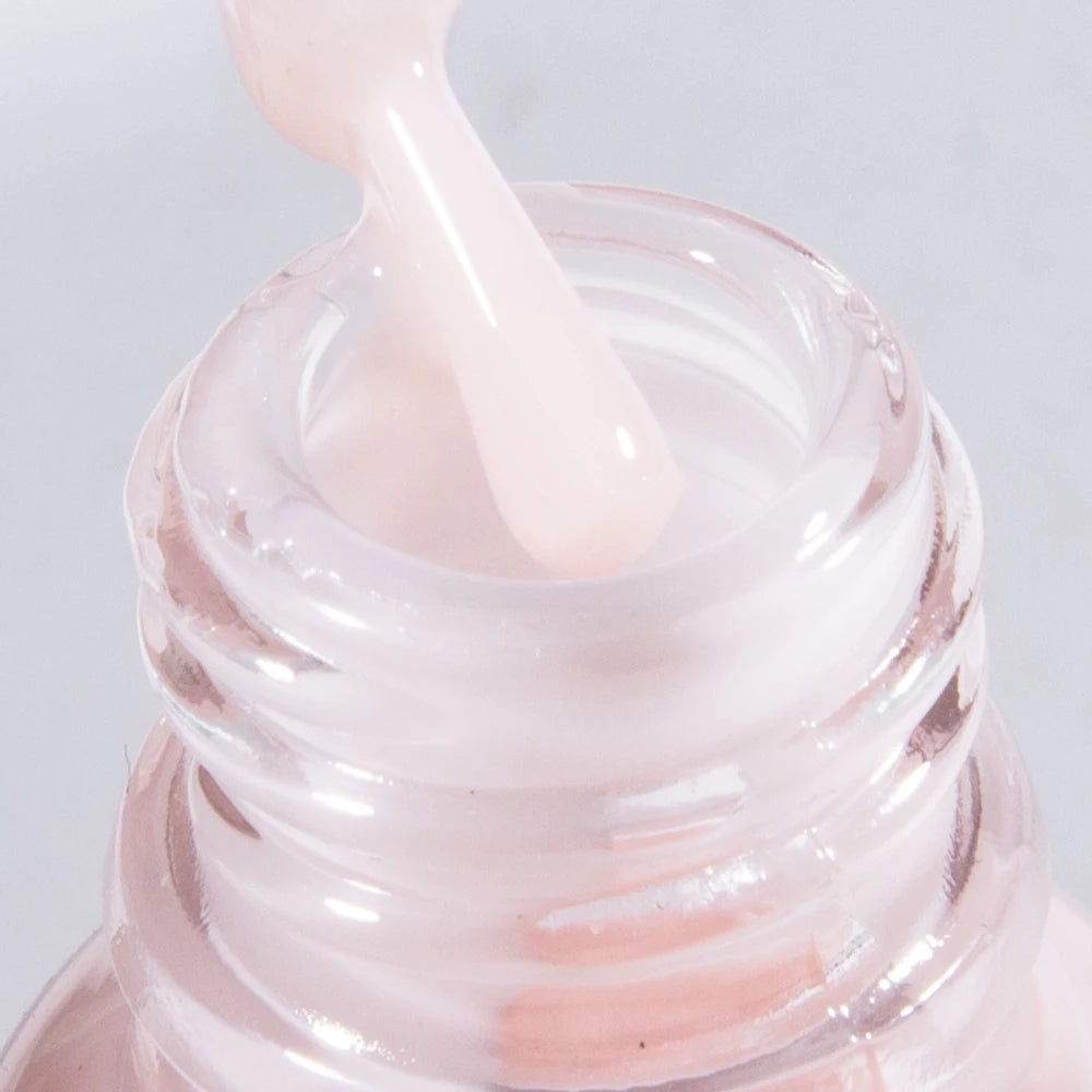 KODIES GEL Natural Pink Nail Strengthener Quick Dry Makeover Ridge Filler Base Oil Nail Hardener Shield Repair Nail Care Lacquer
