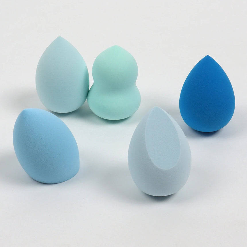 5 Bags of Beauty Eggs Makeup Sponge (Beauty Egg), Foundation Make-Up Mixed Beauty Sponge, Flawless Liquid, Cream and Powder, Mu