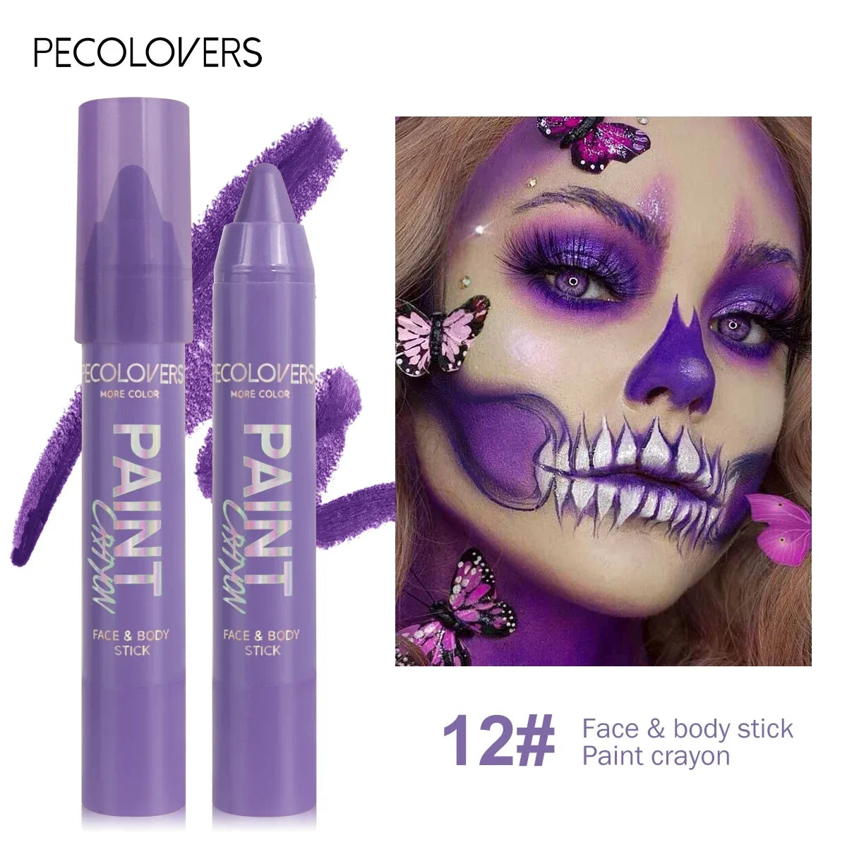 1PC Colorful Facial and Body Paint Sticks - Waterproof, Gentle Texture, Long-lasting, Suitable for Party, Ideal for Women's Gift