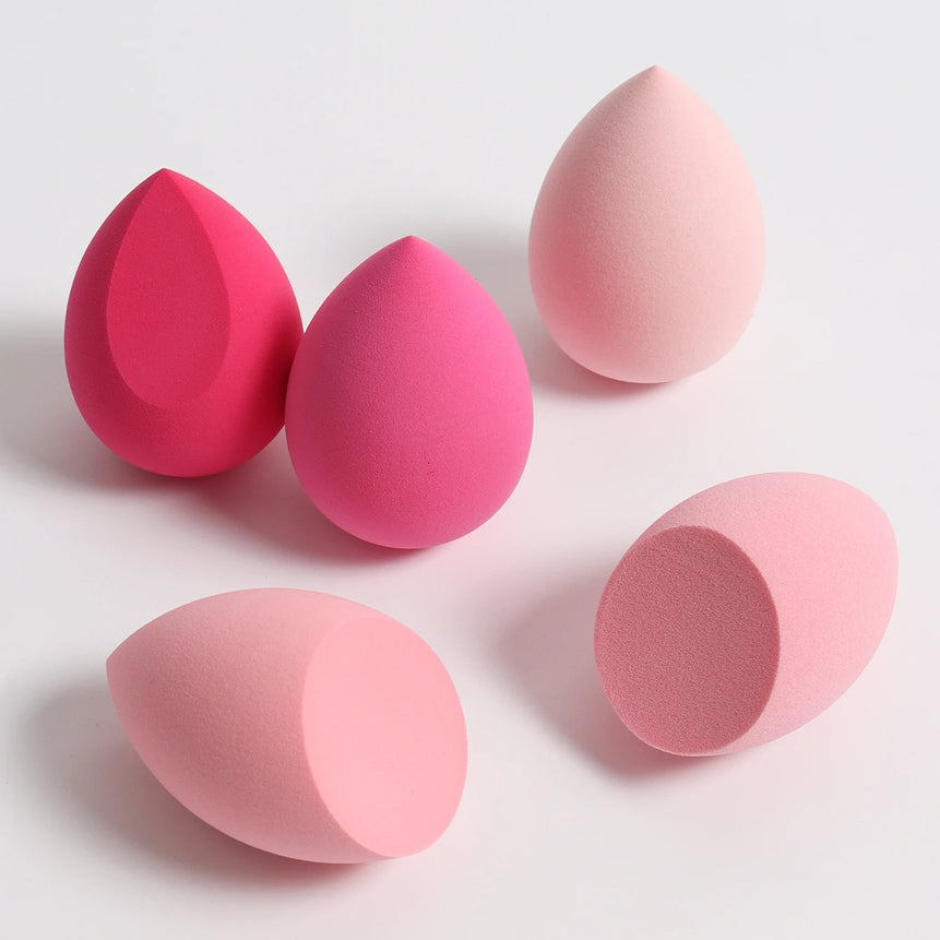 5 Bags of Beauty Eggs Makeup Sponge (Beauty Egg), Foundation Make-Up Mixed Beauty Sponge, Flawless Liquid, Cream and Powder, Mu