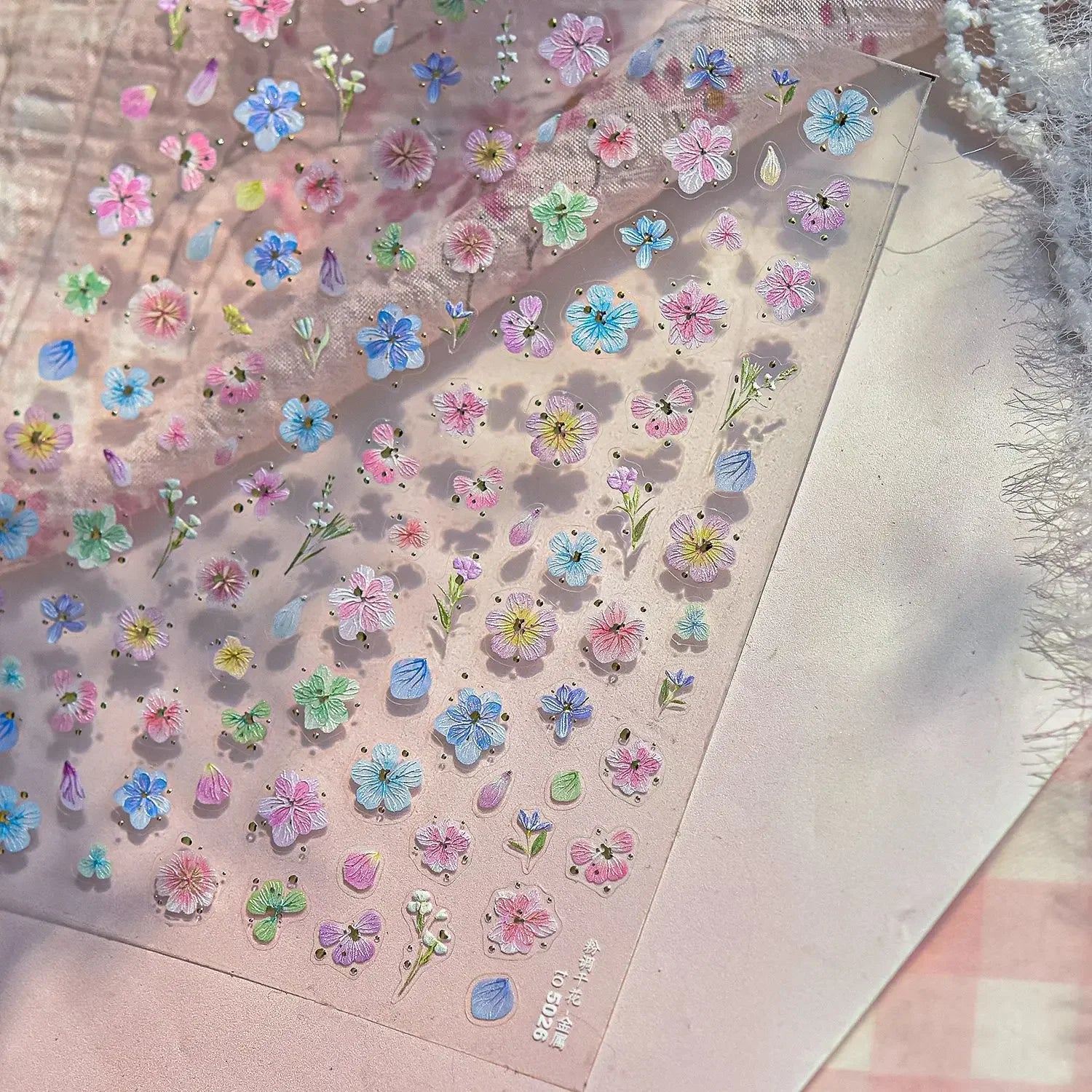Ocean Shell Starfish Shell Conch Whale Dolphin Seahorse Coconut Tree Water Bubbles Self Adhesive Nail Art Sticker Manicure Decal