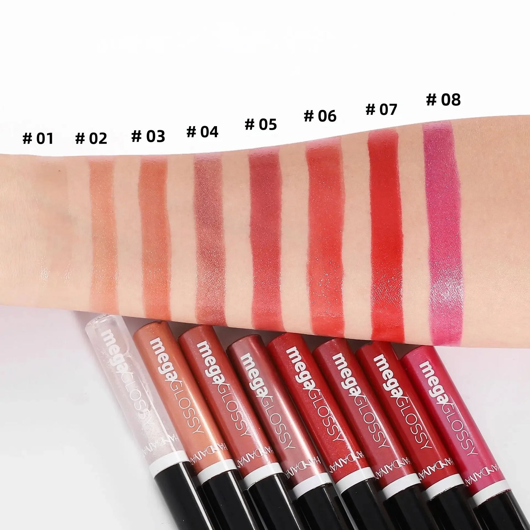 High Shiny Lip Gloss Moisturizing Fit All Skin Tone Mirror Like Lip Glaze Liquid Lipstick Lip Tint Long Lasting Makeup Cosmetics