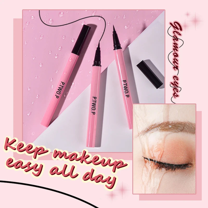 Professional Liquid Eyeliner Cat Style Pen Long-lasting Quick Drying Anti-sweat Waterproof Smooth Matte Black Eyeliner Makeups