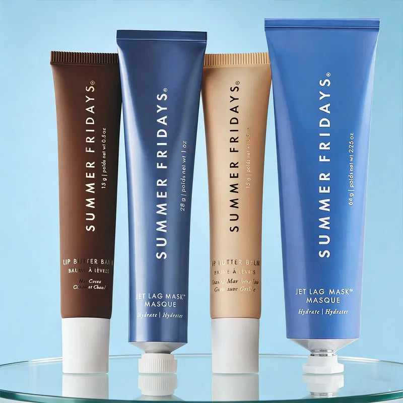 Latest Summer Friday's Jet Lag Mask Lip Balm Toasted Marshmallow Pink Sugar Vanilla Beige Birthday Cake Moisturizer Lip Gloss