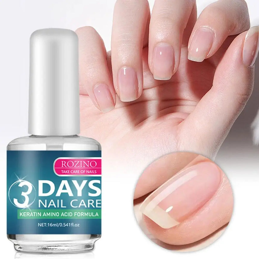 ROZINO 3 Days Nail Care Serum Repair Nail Fungus Paronychia Relieve Cracked Damaged Toenails Strengthener Nail Care Serum 1PCS